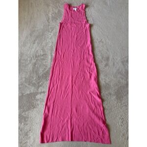 The Drop Women's Small Knit Maxi Dress Sleeveless Casual Summer Dress Pink‎